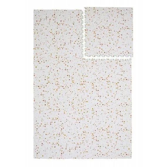 Tapis de jeu enfant puzzle arc-en-ciel KIDOLO – 120 x 180 cm en mousse EVA sûre et durable blanc