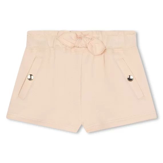 Short en molleton non gratté Fille Beige