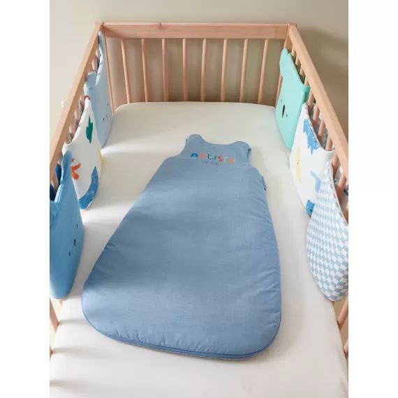 Gigoteuse sans manches ARTISTE bleu chambray
