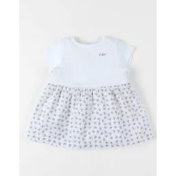 Robe Bi-matière Blanc