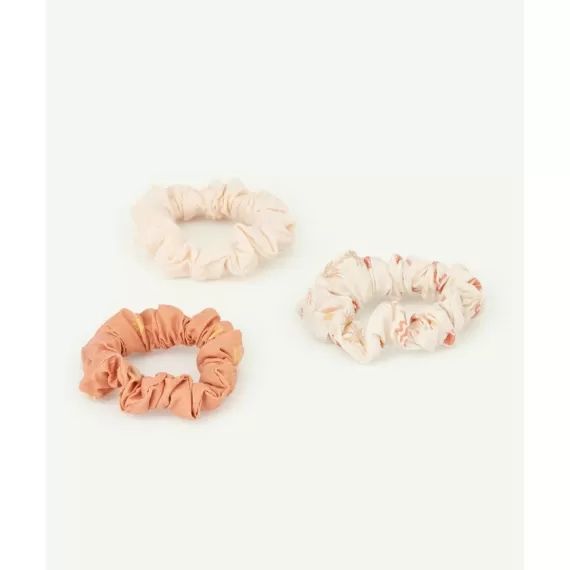 Lot de 3 élastiques bébé fille rose et beige –  – Soldes