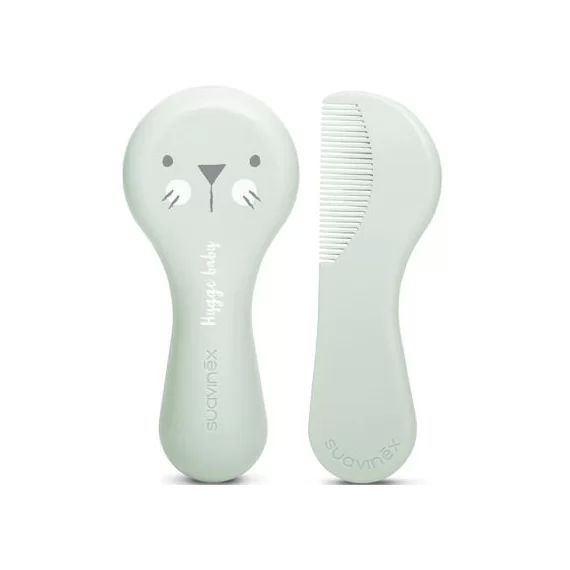 Peigne et brosse Hygge Baby tigre vert