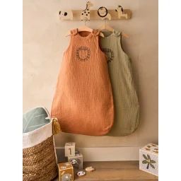 Gigoteuse été sans manches ETHNIC vert sauge