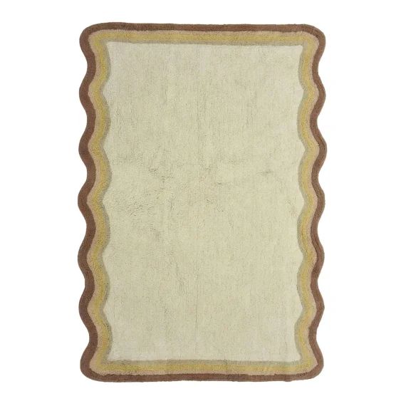 Tapis Enfant En Coton Biscuit Marron