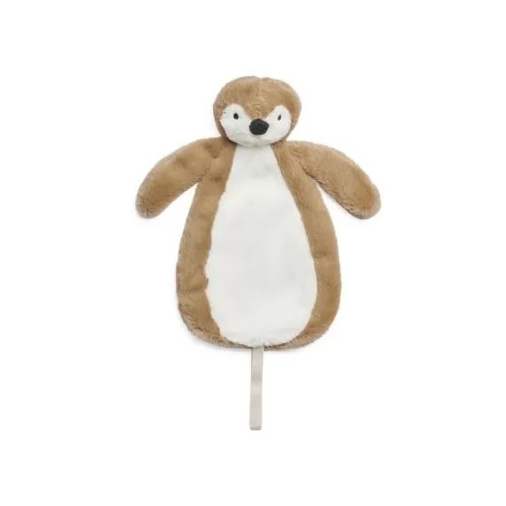 Doudou attache sucette Pingouin caramel