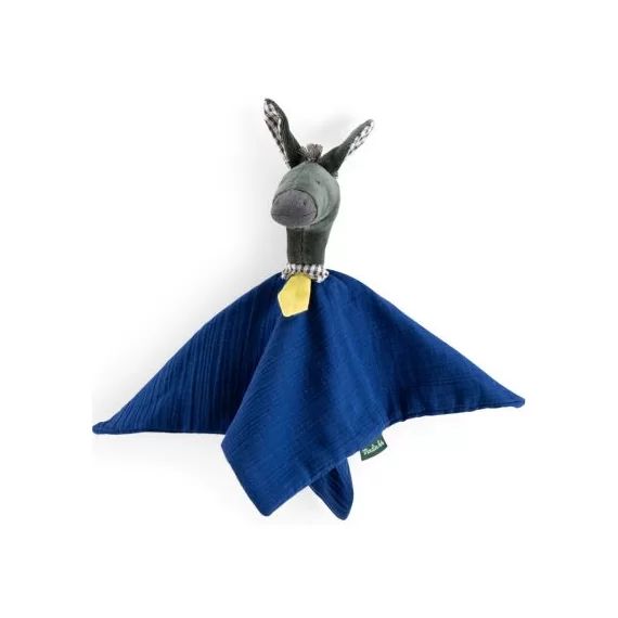 Doudou plat Anatole l&rsquo;âne Pomme des Bois (personnalisable)