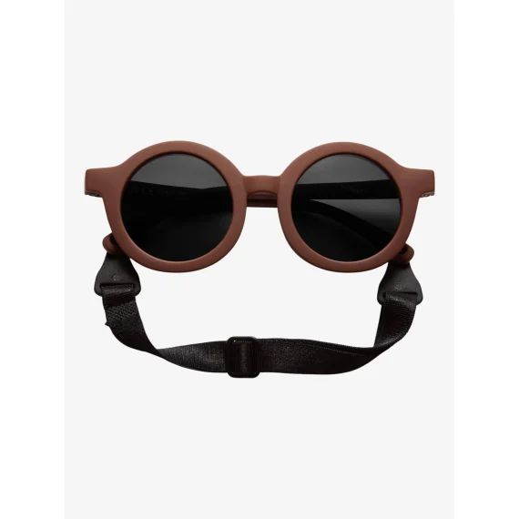 Lunettes De Soleil Rondes Flexibles Brun