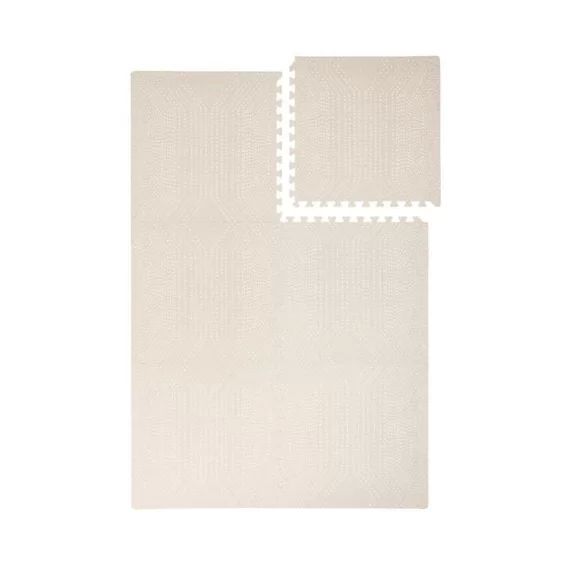 Tapis De Jeu Prettier Puzzle Toddlekind Beige – Taille 120x180cm – Mousse Eco-responsable Eva Beige