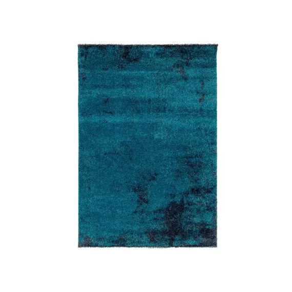 Tapis rectangulaire Vintage faded bleu canard (160 x 230 cm)