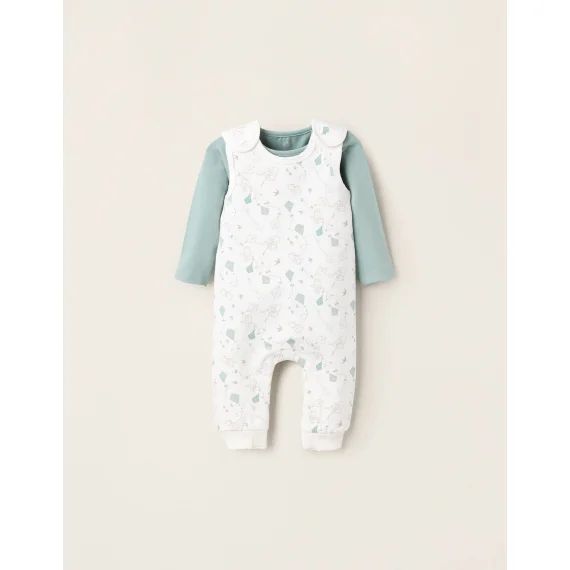 Body + Salopette Winnie Blanc