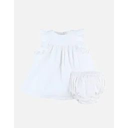 Set Cérémonie Robe + Bloomer Blanc