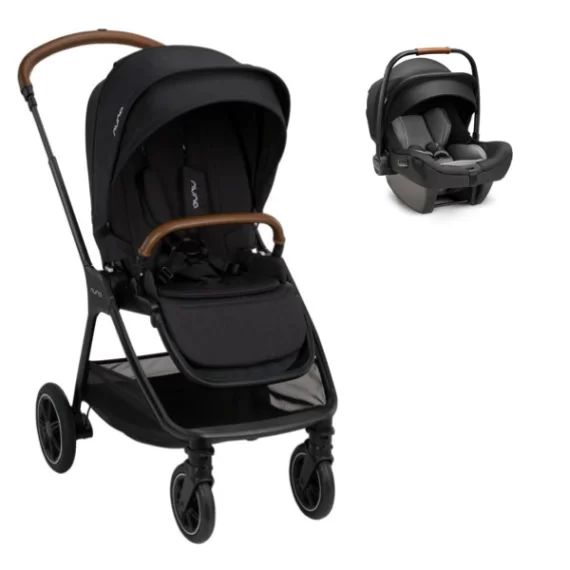 Poussette Nuna Triv Next + Coque Auto Pipa Next – Caviar (2022)