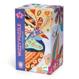 Wizzy Puzzle L’oiseau Étincelant 50 Pièces Multicolore