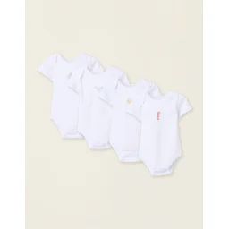 Pack 4 Bodies De Coton Blanc