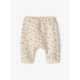 Pantalon naissance en molleton écru