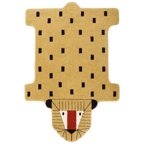 Tapis Enfant Lottah Tissé Main Polypropylène Multi 100×150 – Nattiot Beige