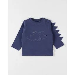 T-shirt En Jersey Dino Bleu