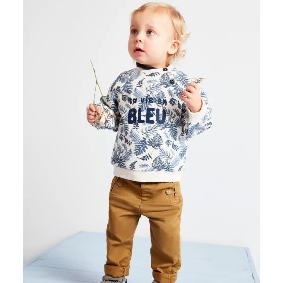 Pantalon chino bébé garçon en viscose responsable –  – Soldes