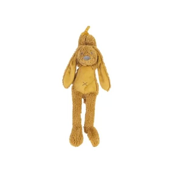 Peluche musicale lapin ocre (34 cm)