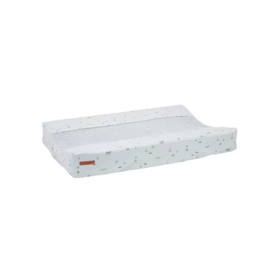 Housse de matelas à langer Sailors bay blue (44 x 72 cm)