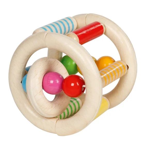 Hochet Flexible À Faire Rouler Beige