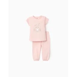 Pyjama En Coton Rose Clair