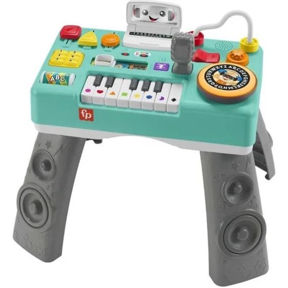MA TABLE D ACTIVITES DE DJ – FISHER-PRICE – HRB64 – JOUET FISHER PRICE RIRE ET EVEIL blanc