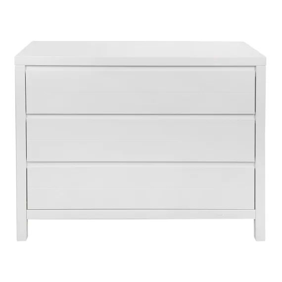 Commode 3 Tiroirs Stripes White