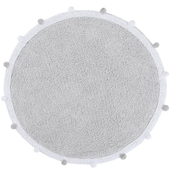 Tapis lavable Bubbly Light gris (120 cm)
