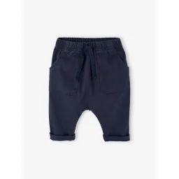 Pantalon naissance en sergé marine