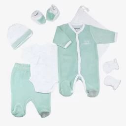 Ensemble Naissance – Trois Kilos Sept Vert