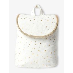 Sac étoiles personnalisable fille écru