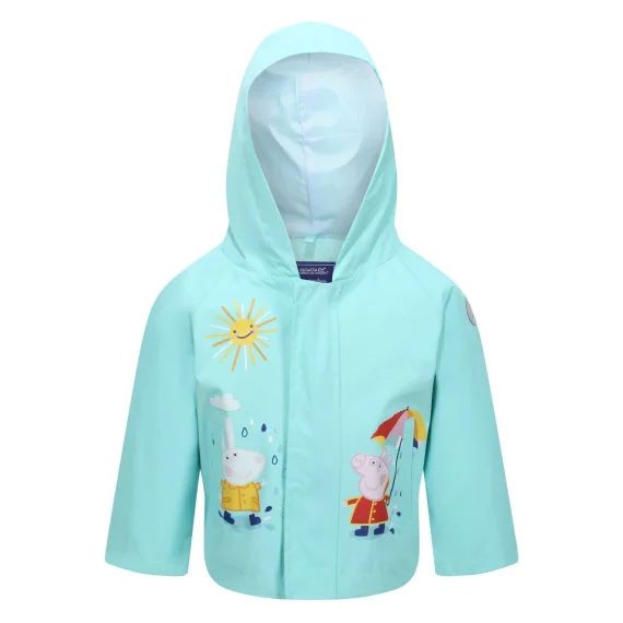 Veste Imperméable Polyester Peppa Pig Bleu Ciel