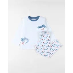 Pyjama Jersey Blanc