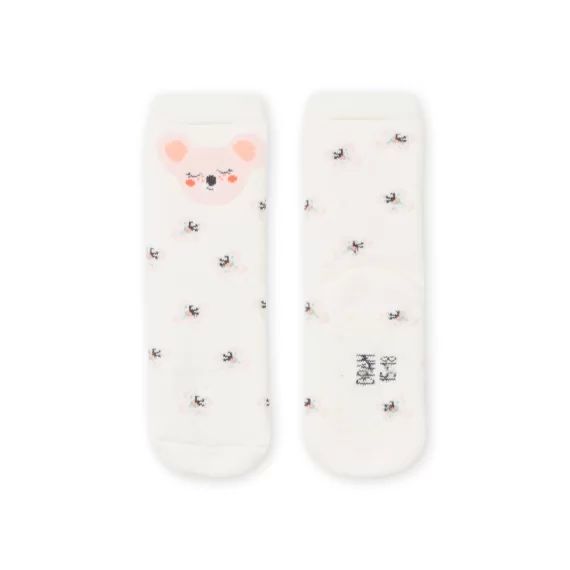 Chaussettes Écrues Bébé Fille