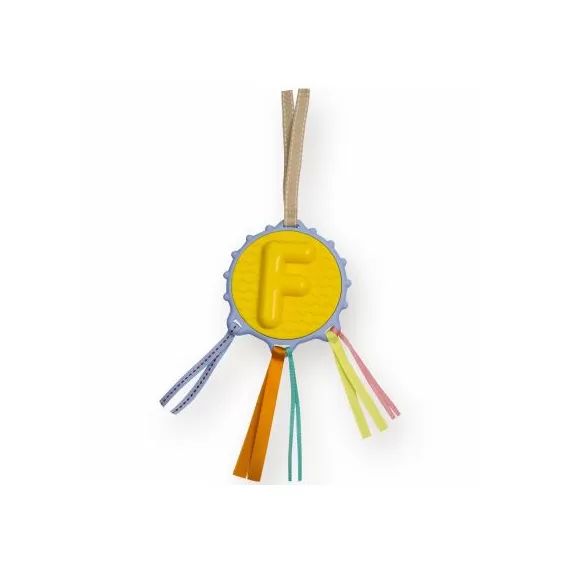 Hochet alphabet à suspendre Lettre F (23 cm)