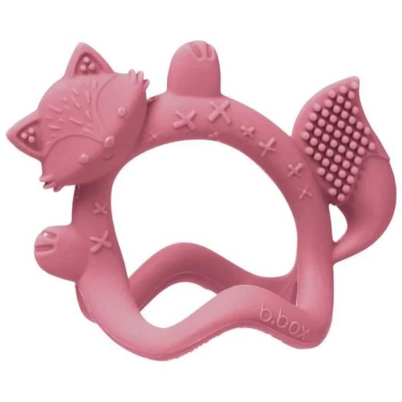 Jouet Bracelet De Dentition, Renard Vieux Rose Tu Bleu