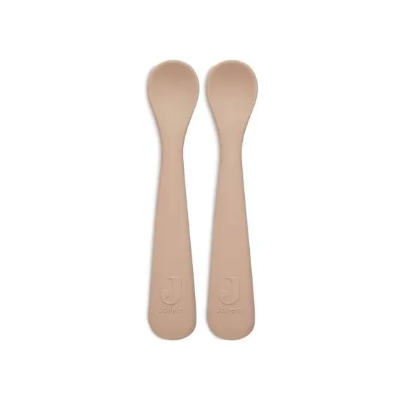 Lot de 2 cuillères en silicone Pale Pink