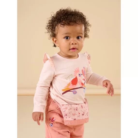 T-shirt À Motifs Fantaisie – Rose