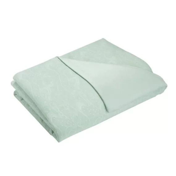 Couverture – TROIS KILOS SEPT – Vert d&rsquo;eau – Bébé – 100×140 cm – Motifs océan vert