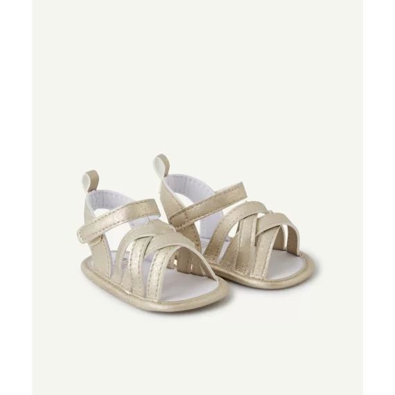Chaussons style sandales bébé fille brillants –  – Soldes