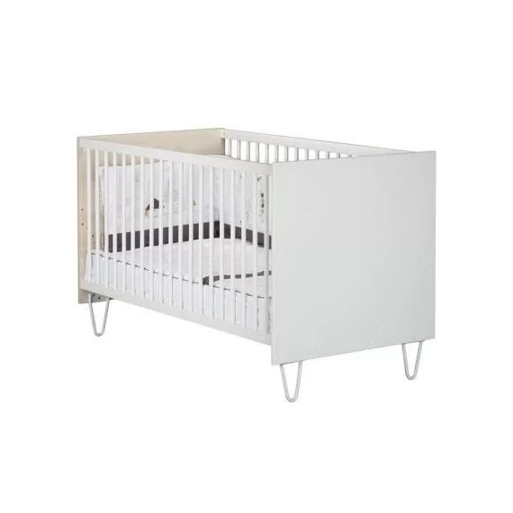 Lit bébé évolutif en lit junior Little Big Bed Happy (70 x 140 cm)
