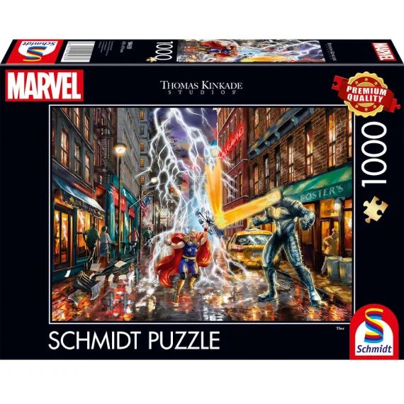 Puzzle Marvel Thor 1000 Pcs Noir