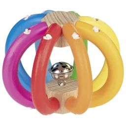Hochet Flexible En Bois Arc-en-ciel Multi-coloured