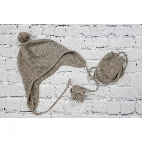 Chapeau et gants fille ou garçon 12-24 mois