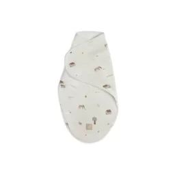 Gigoteuse d’emmaillotage 0-3 mois – JOLLEIN – Farm – TOG 0,5 – Bande velcro blanc