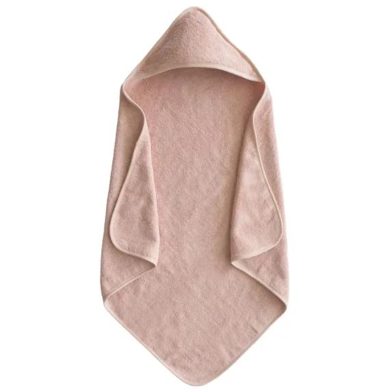 Cape de bain en coton bio Blush