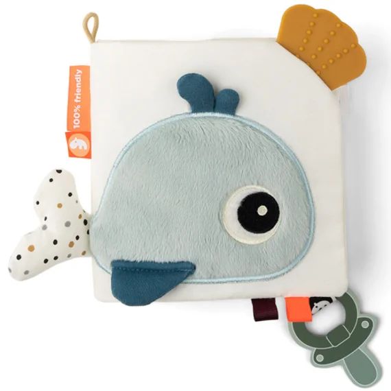 Livre bébé en tissu poissons Sea friends