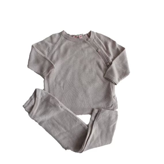 Ensemble laine fille 6 mois