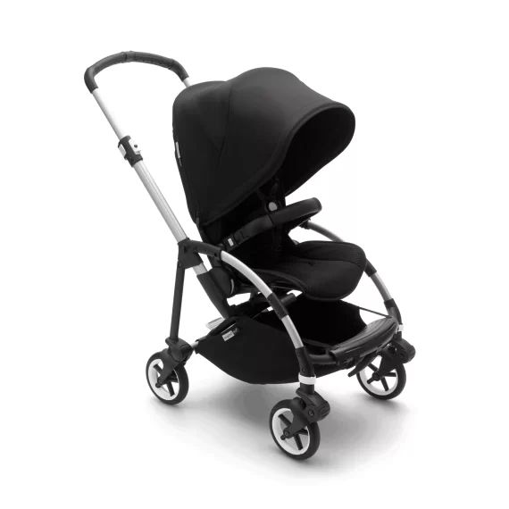 Bee 6 seat stroller black sun canopy, black fabrics, aluminium base